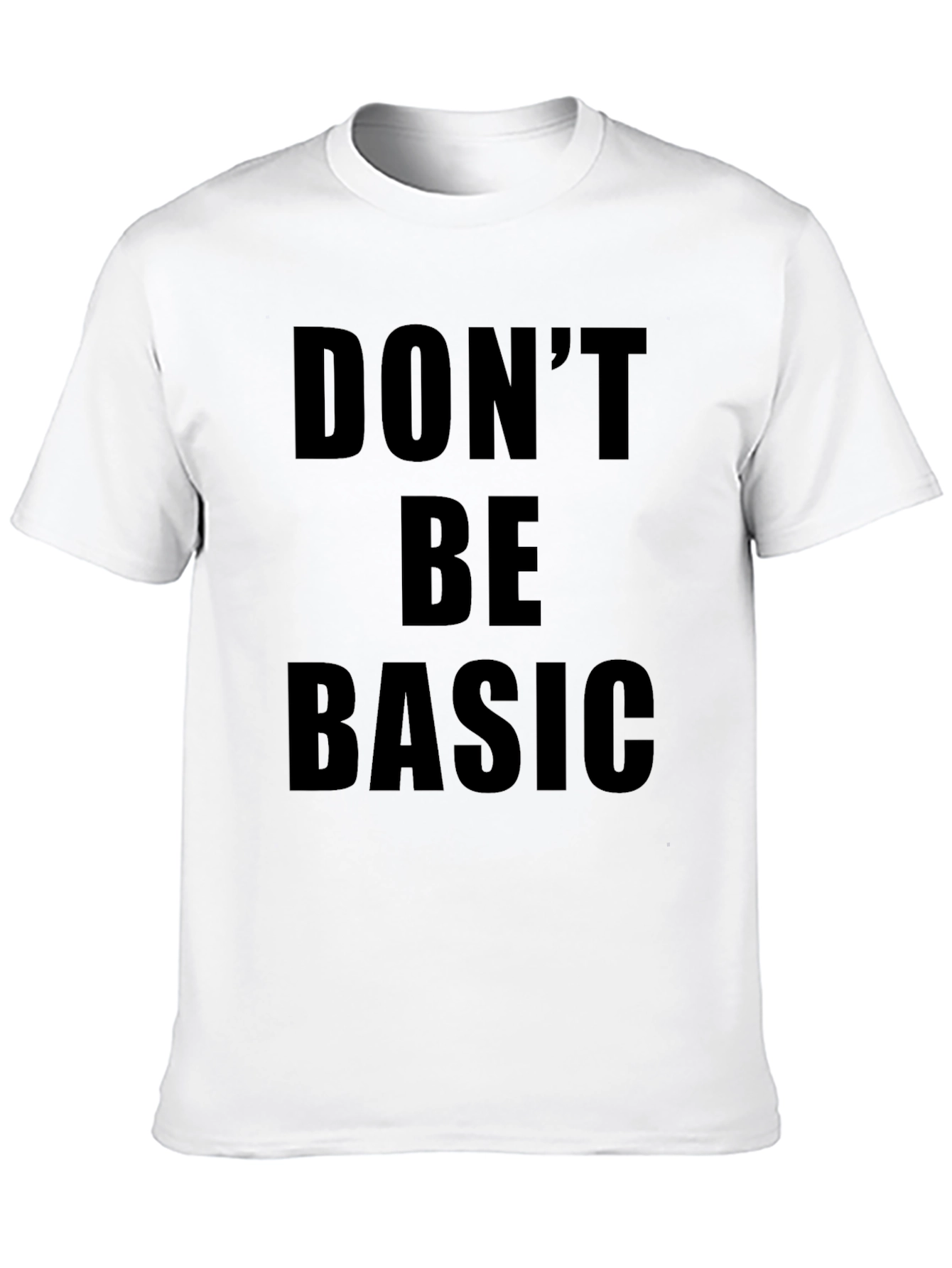 Dont Be Basic Graphic Tee - Black