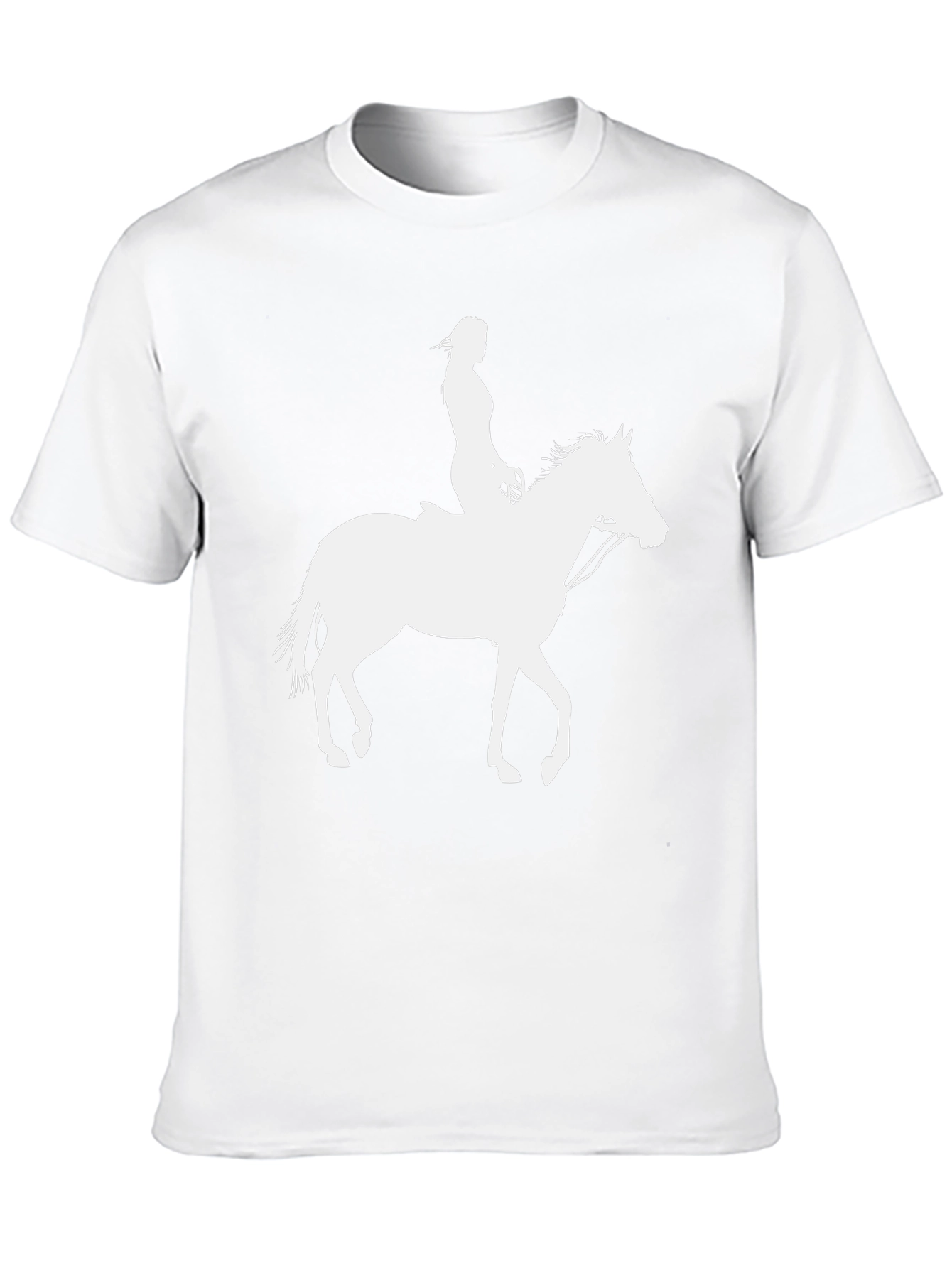 Horse Rider Graphic Tee - Black