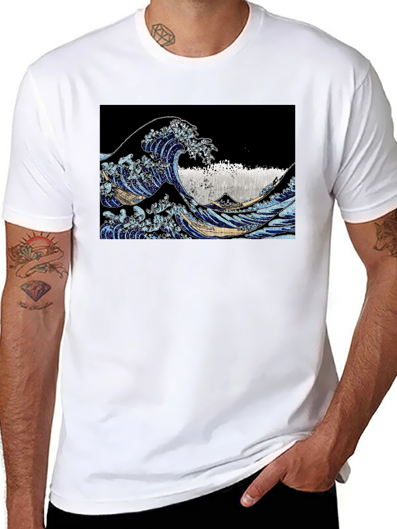Great Wave T-Shirt - Iconic Japanese Art Tee