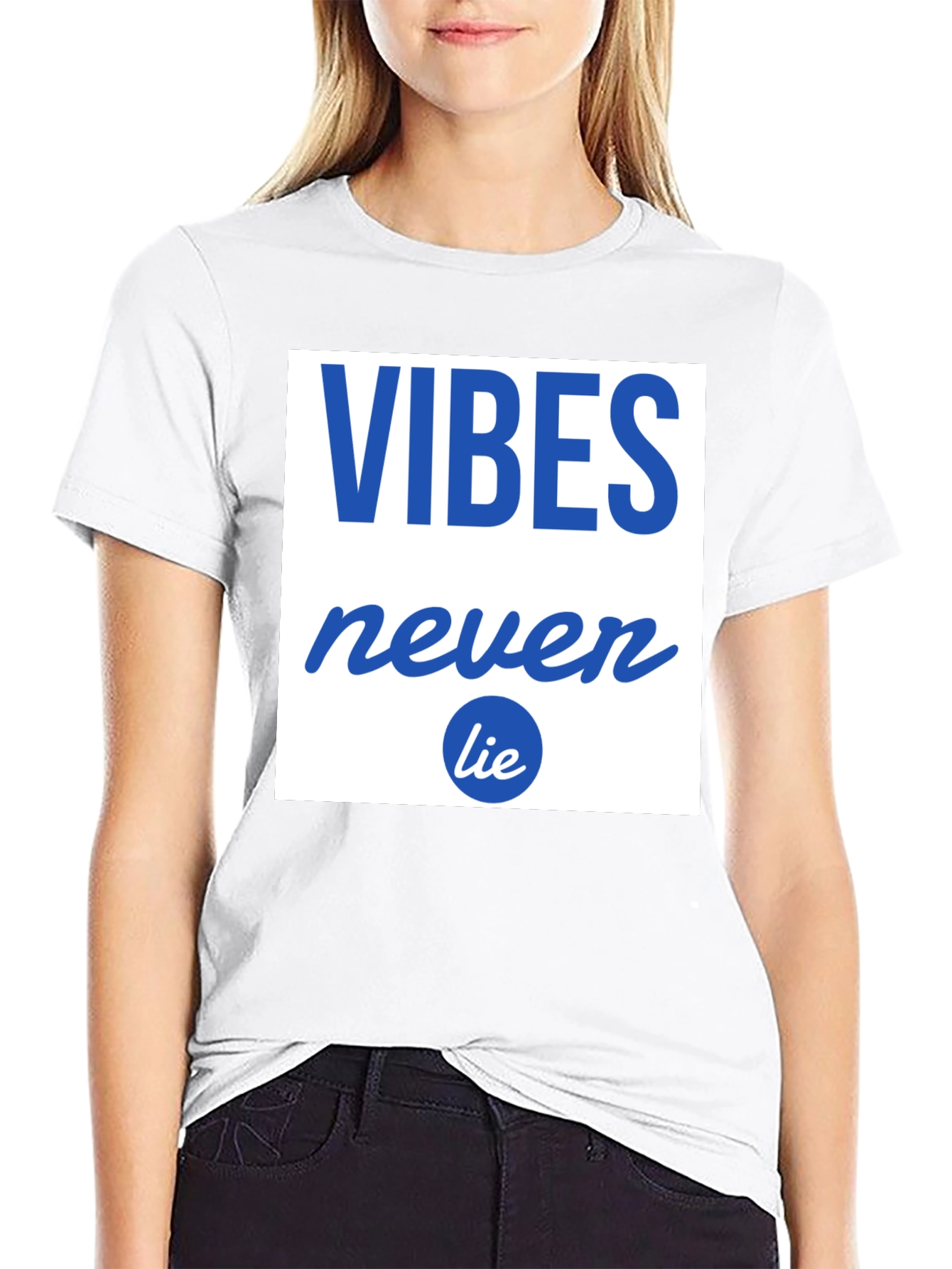 Vibes Never Lie Graphic Tee - Casual Comfort