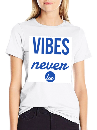 Vibes Never Lie Graphic Tee - Casual Comfort