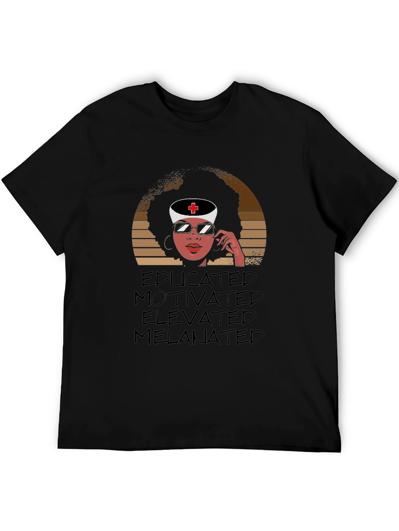 Educated Melanin Nurse T-Shirt