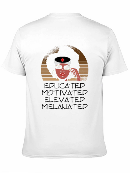 Educated Melanin Nurse T-Shirt