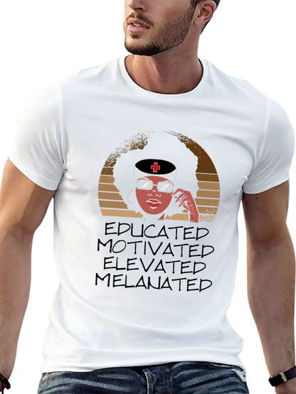 Educated Melanin Nurse T-Shirt