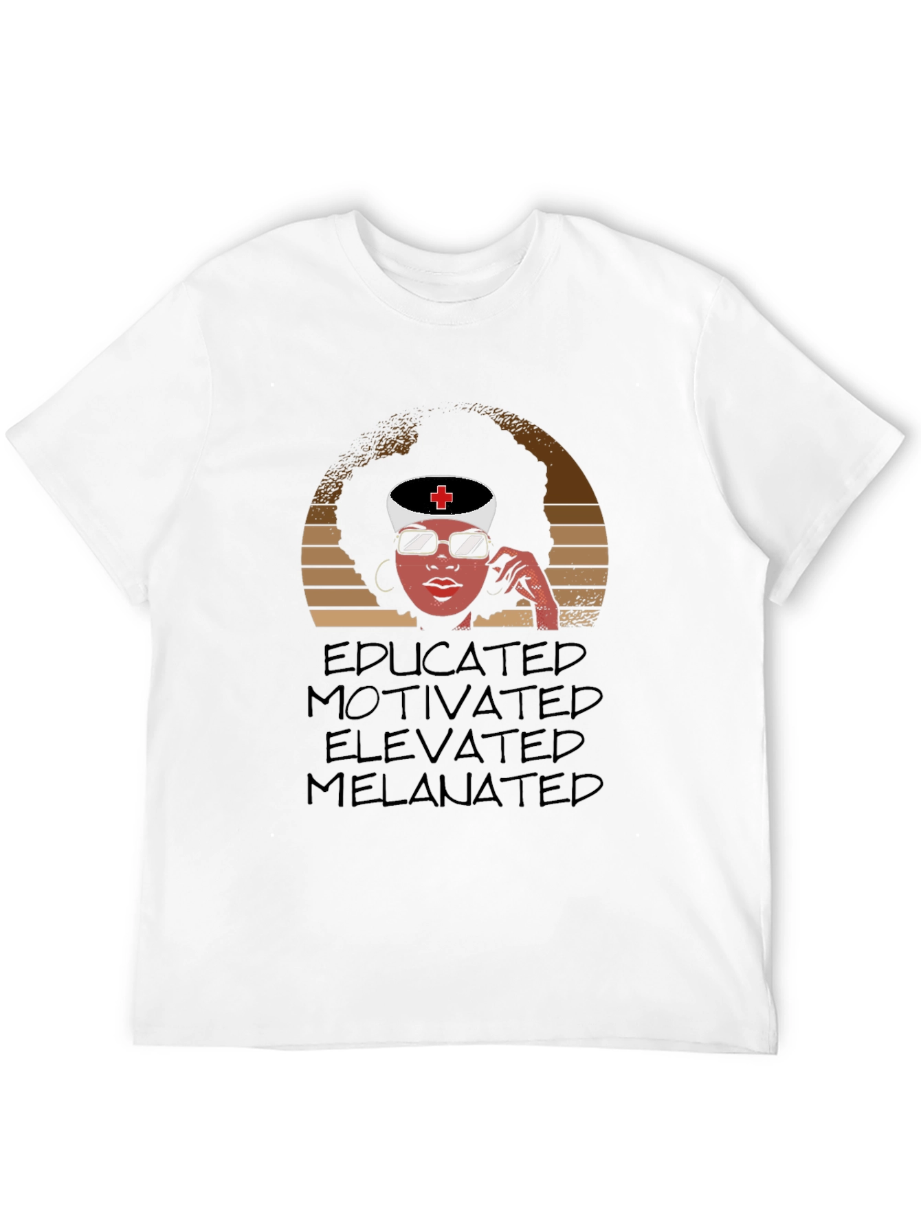 Educated Melanin Nurse T-Shirt