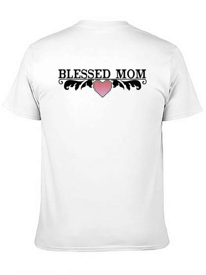 Blessed Mom Graphic T-Shirt -  Soft Cotton Tee