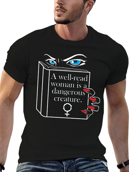 Well-Read Woman Tee: Dangerous Creature Graphic T-Shirt