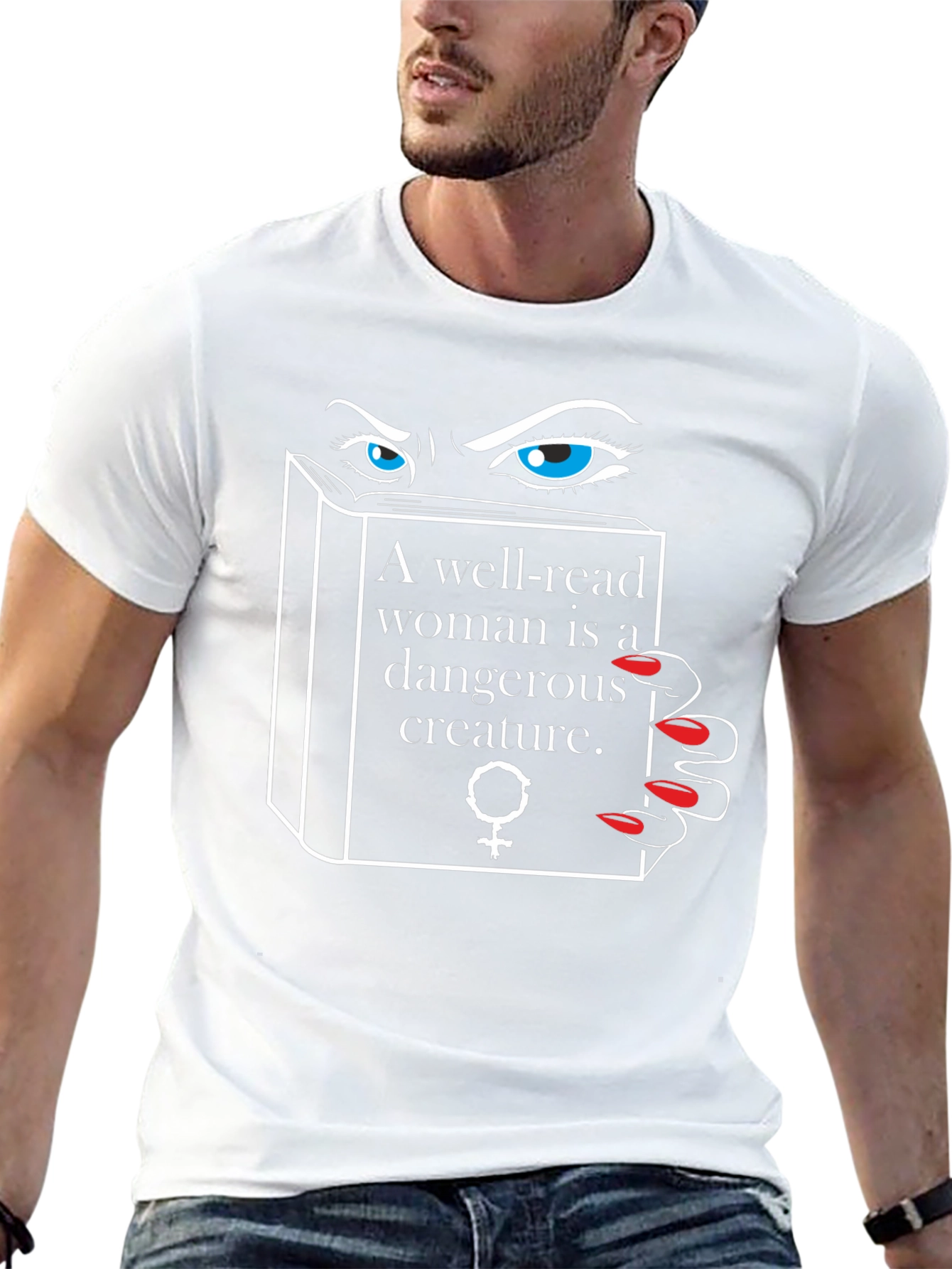 Well-Read Woman Tee: Dangerous Creature Graphic T-Shirt