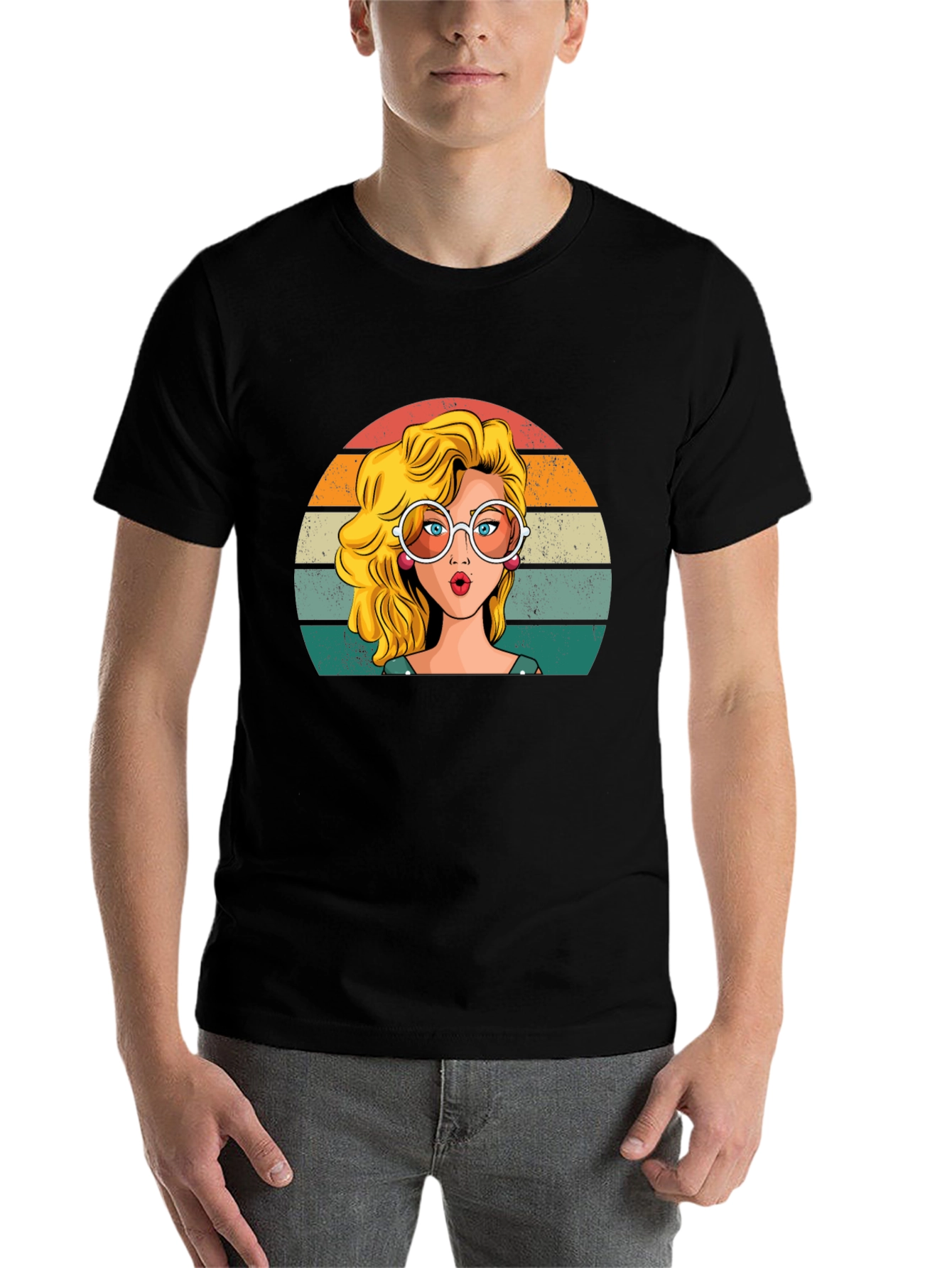 Retro Pop Art Girl T-Shirt