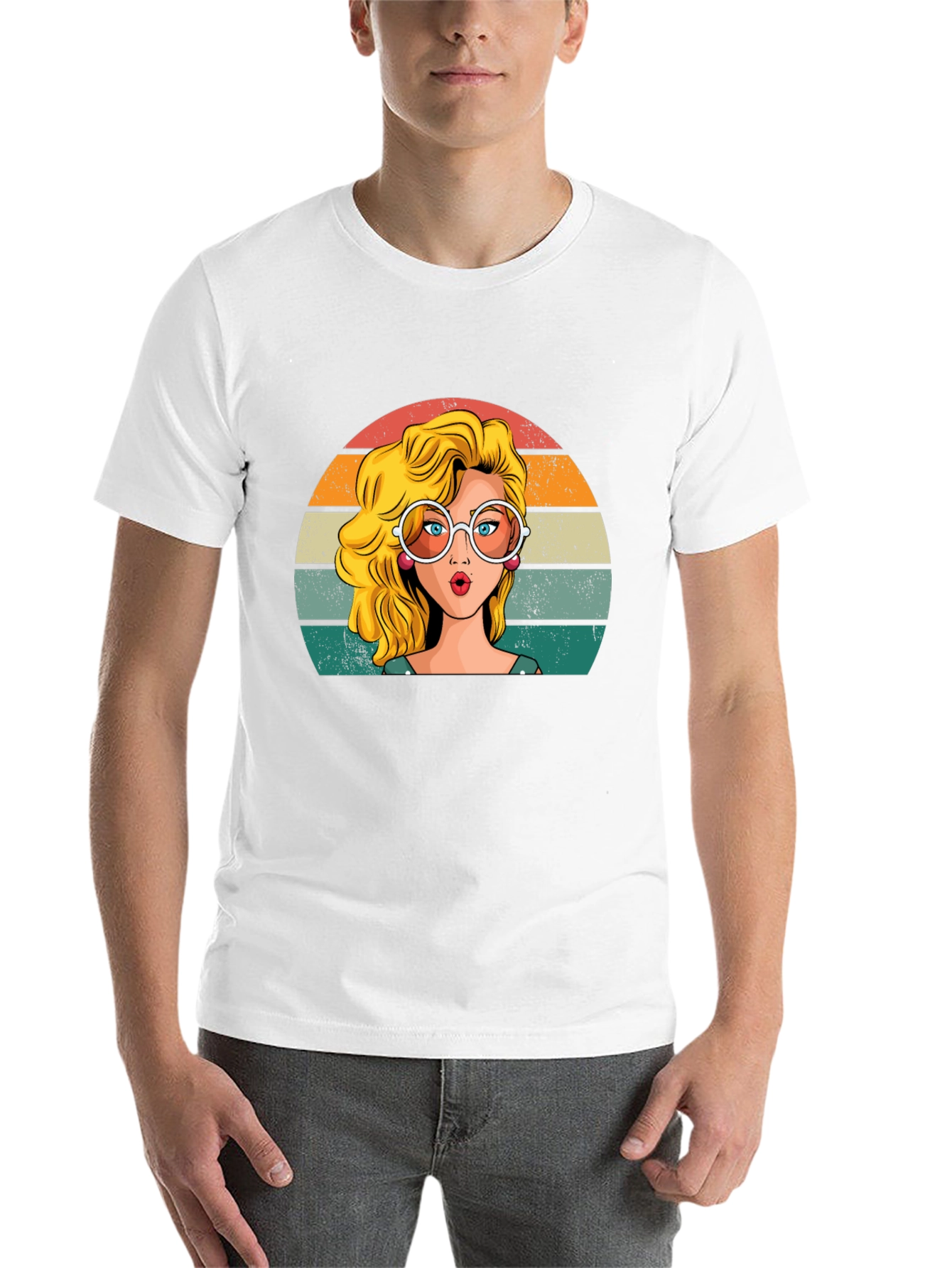Retro Pop Art Girl T-Shirt