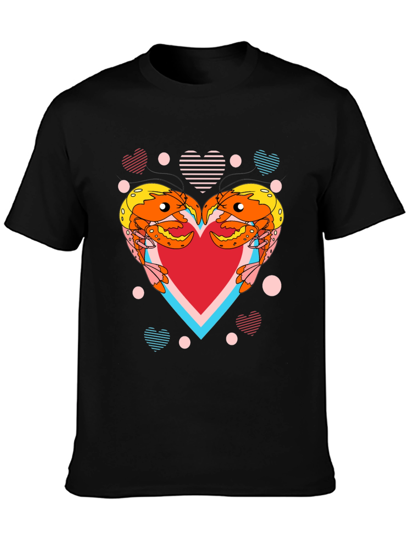 Crab Heart Graphic T-Shirt