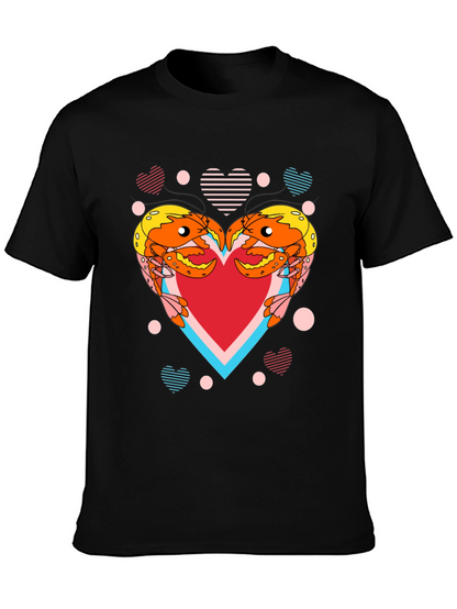 Crab Heart Graphic T-Shirt