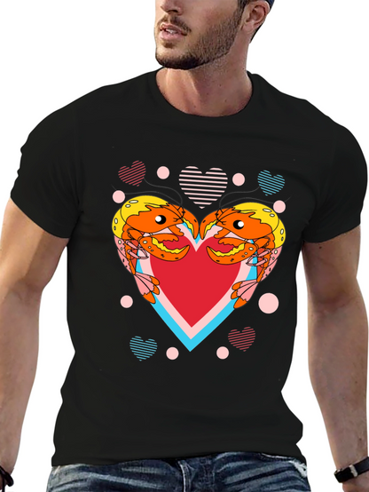 Crab Heart Graphic T-Shirt
