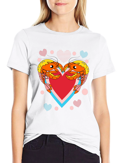 Crab Heart Graphic T-Shirt
