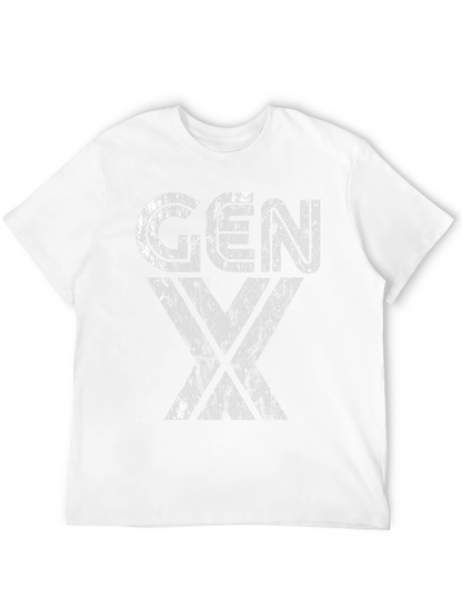 Gen X Distressed Graphic T-Shirt - Black