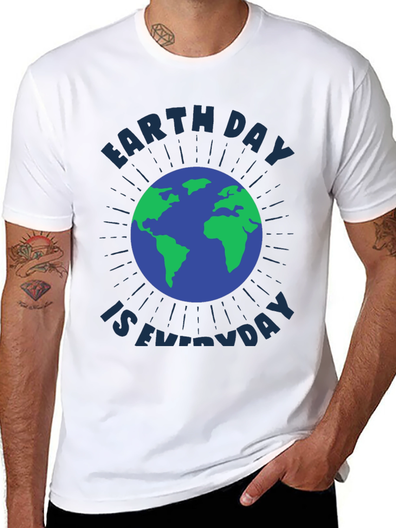 Earth Day is Everyday Graphic Tee - Eco-Friendly Fashion