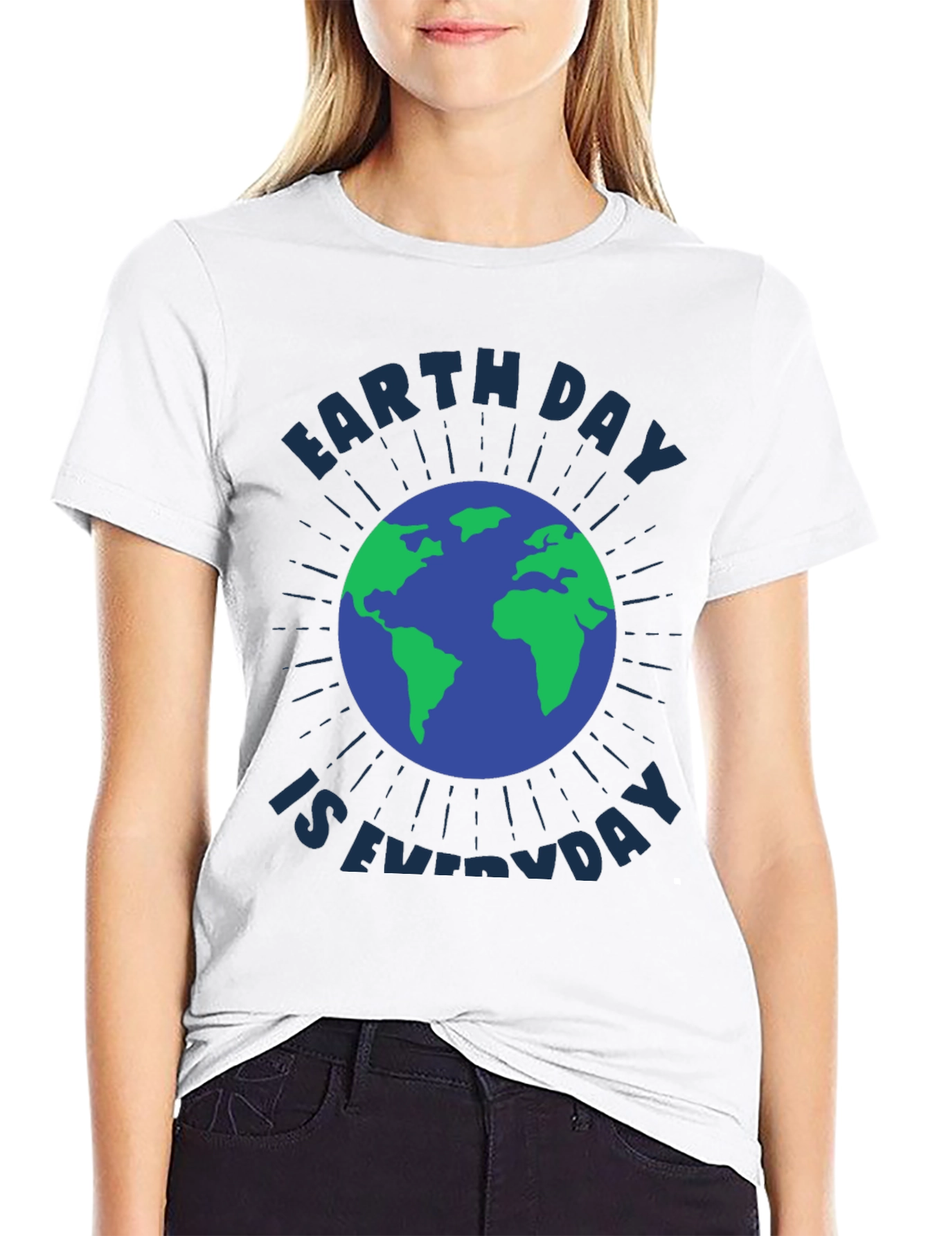 Earth Day is Everyday Graphic Tee - Eco-Friendly Fashion