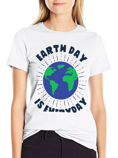 Earth Day is Everyday Graphic Tee - Eco-Friendly Fashion