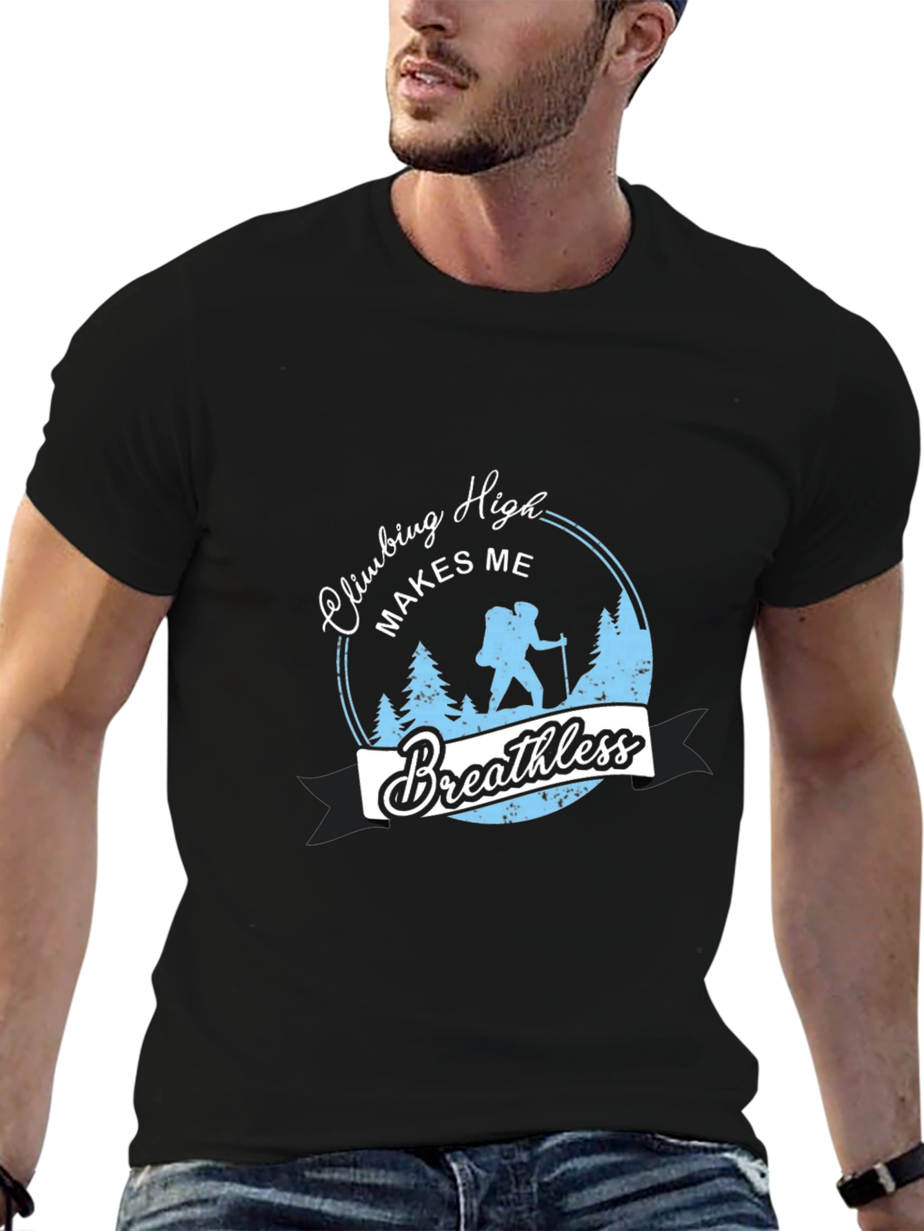 Climbing High Breathless Graphic Tee