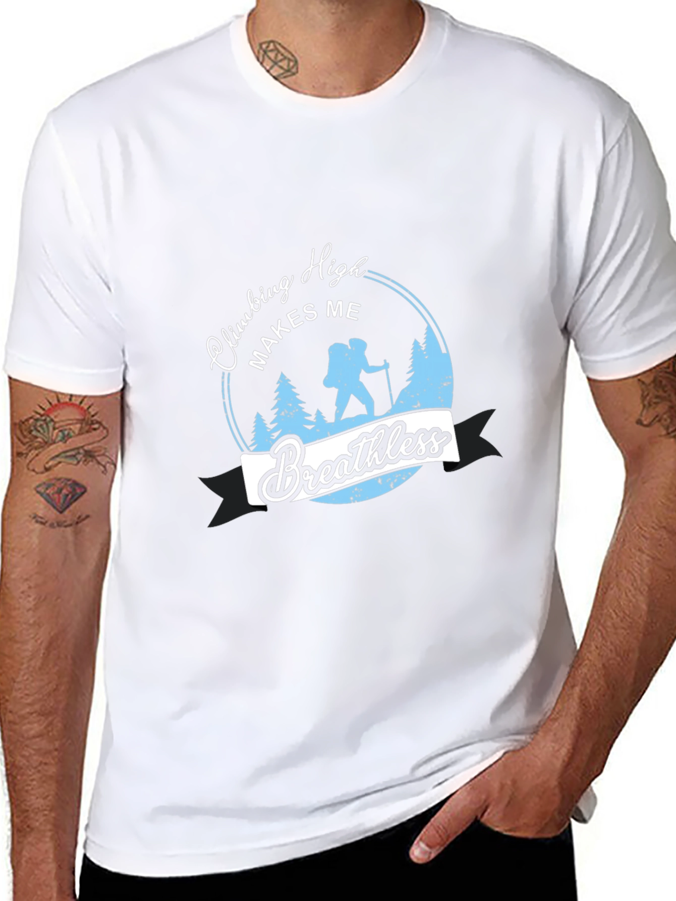 Climbing High Breathless Graphic Tee