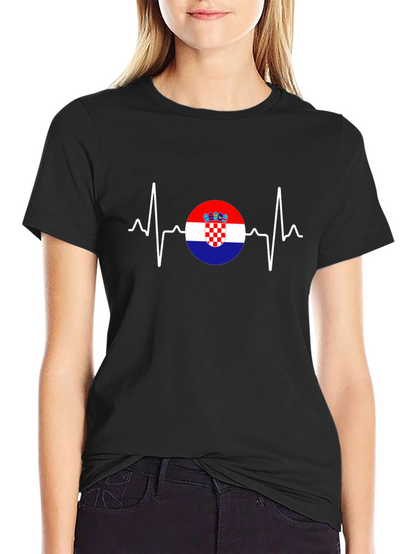 Croatian Heartbeat T-Shirt - Show Your Love!