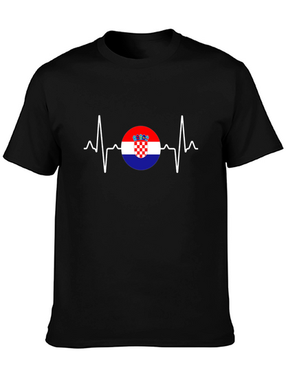 Croatian Heartbeat T-Shirt - Show Your Love!
