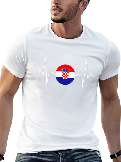 Croatian Heartbeat T-Shirt - Show Your Love!