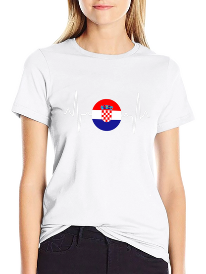 Croatian Heartbeat T-Shirt - Show Your Love!