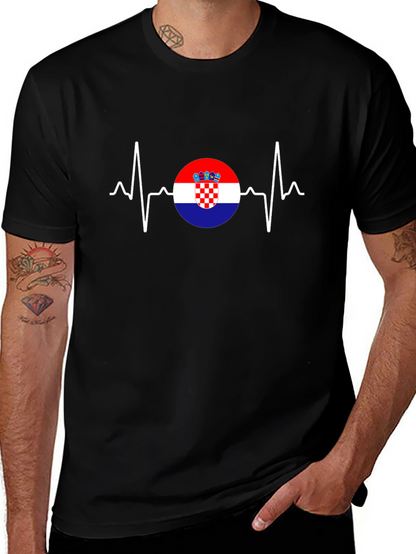 Croatian Heartbeat T-Shirt - Show Your Love!