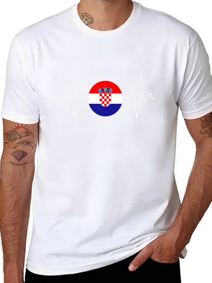 Croatian Heartbeat T-Shirt - Show Your Love!