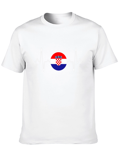 Croatian Heartbeat T-Shirt - Show Your Love!