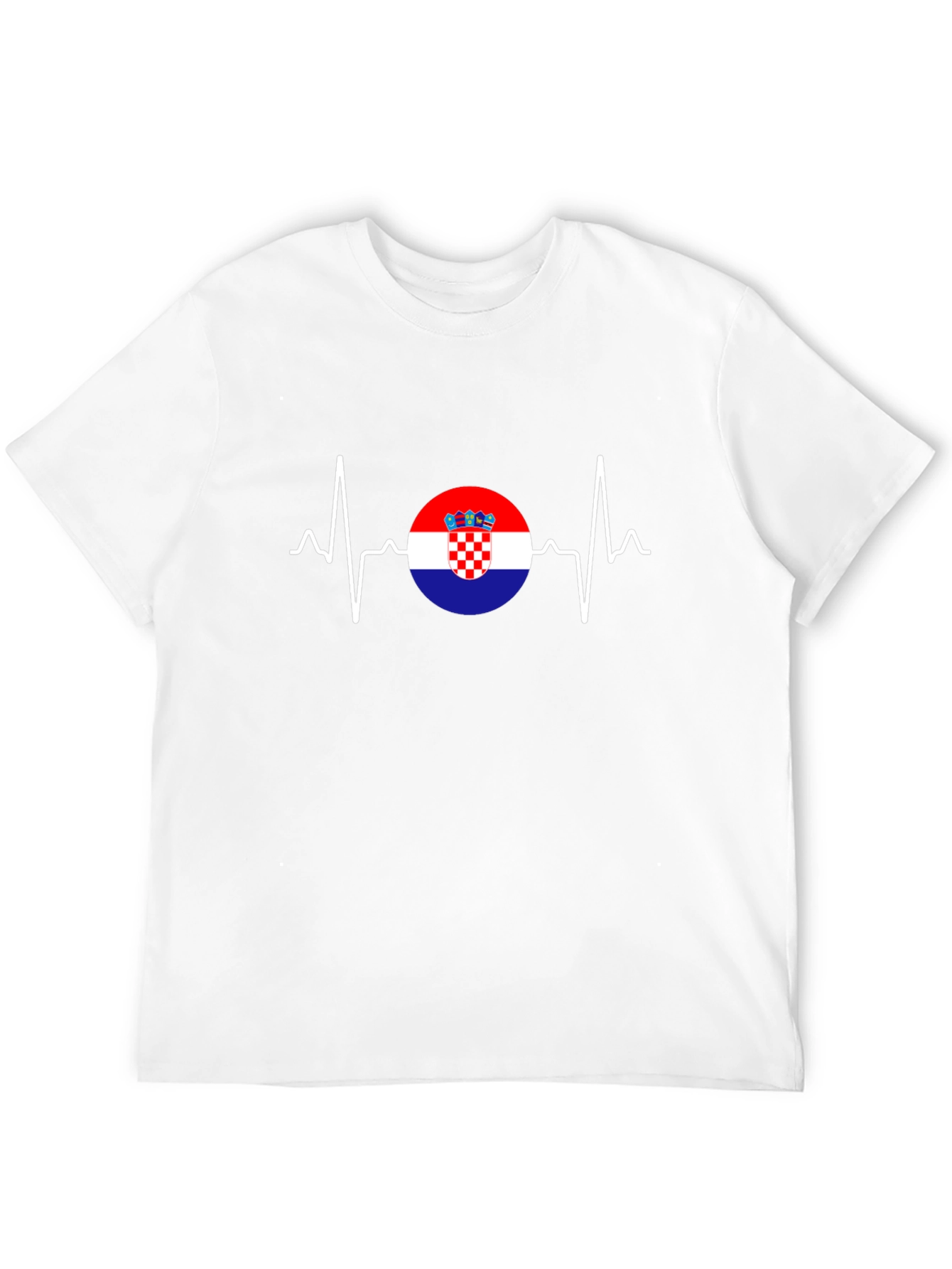 Croatian Heartbeat T-Shirt - Show Your Love!