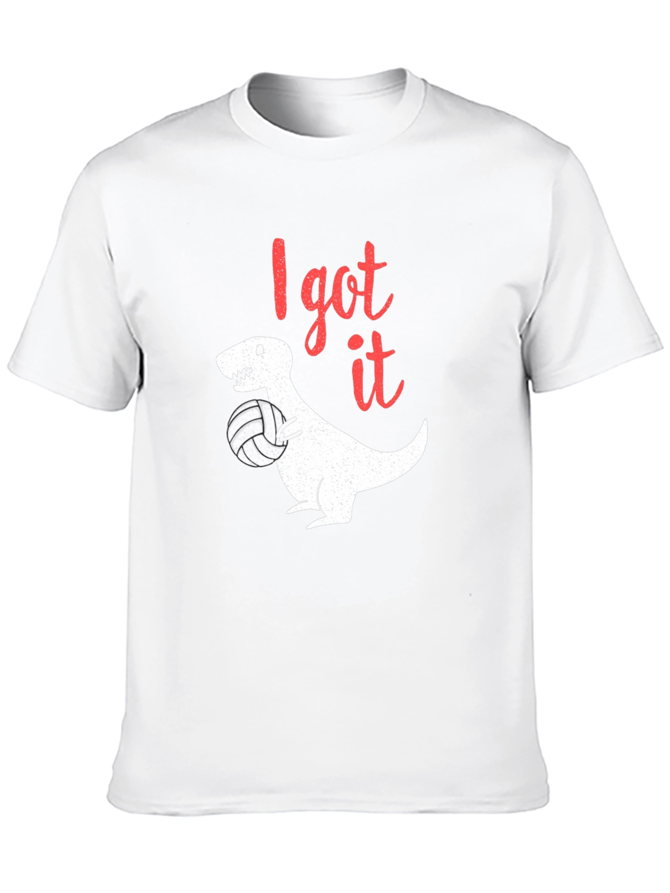 I Got It T-Rex Volleyball Black T-Shirt