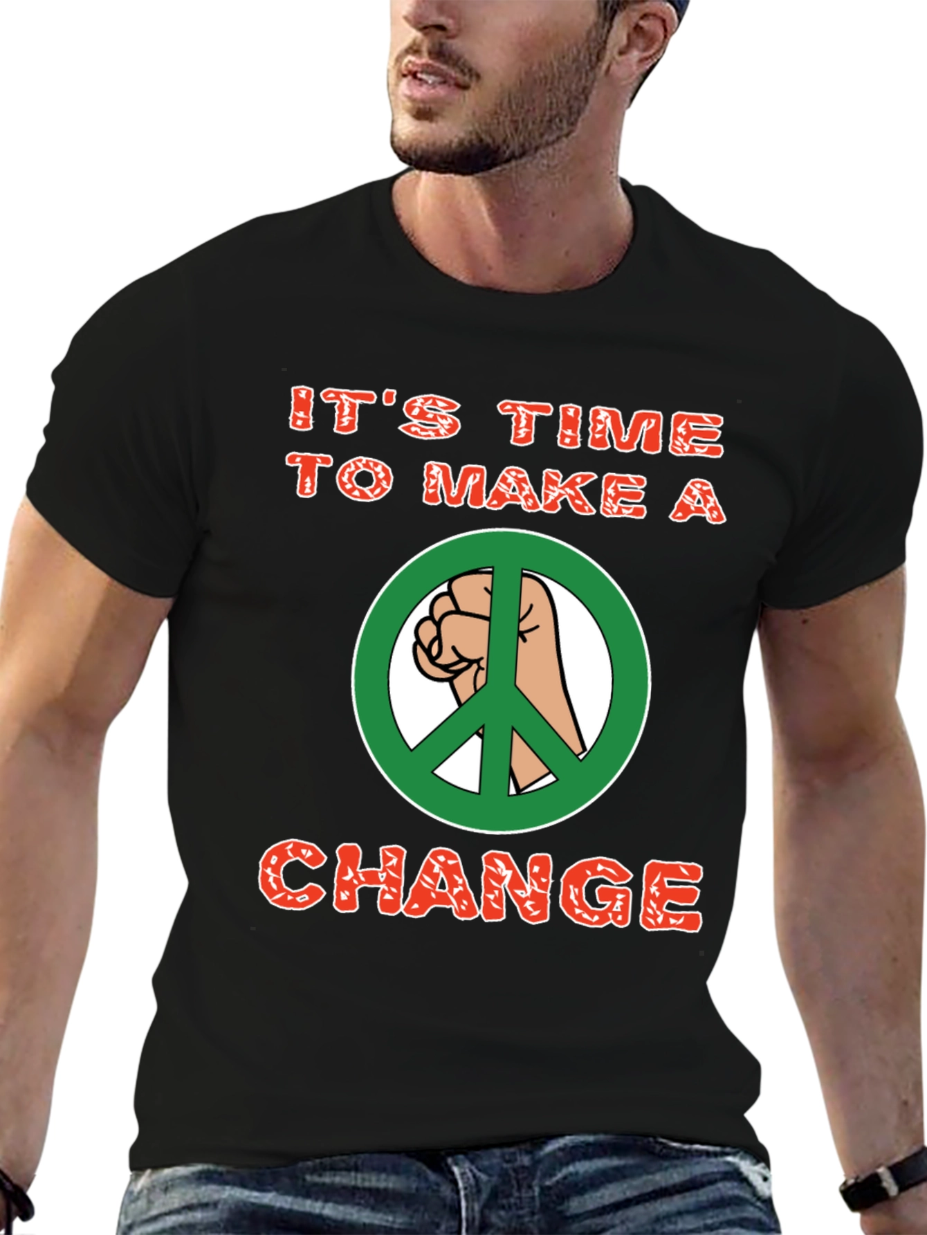 Its Time To Make A Change Graphic T-Shirt