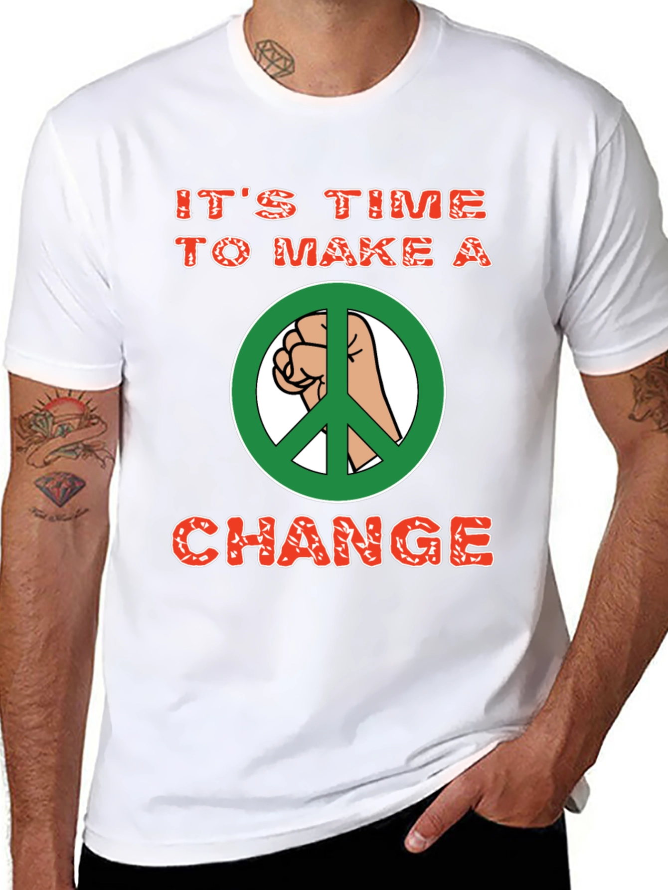 Its Time To Make A Change Graphic T-Shirt