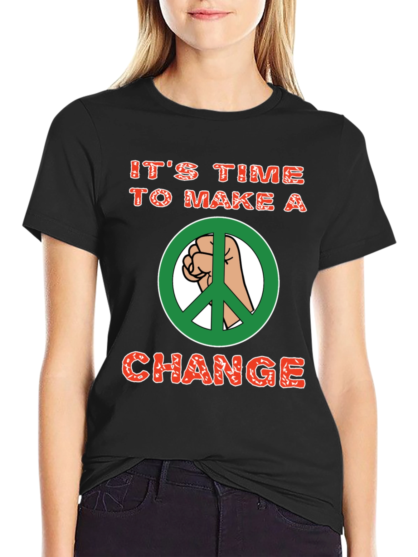 Its Time To Make A Change Graphic T-Shirt