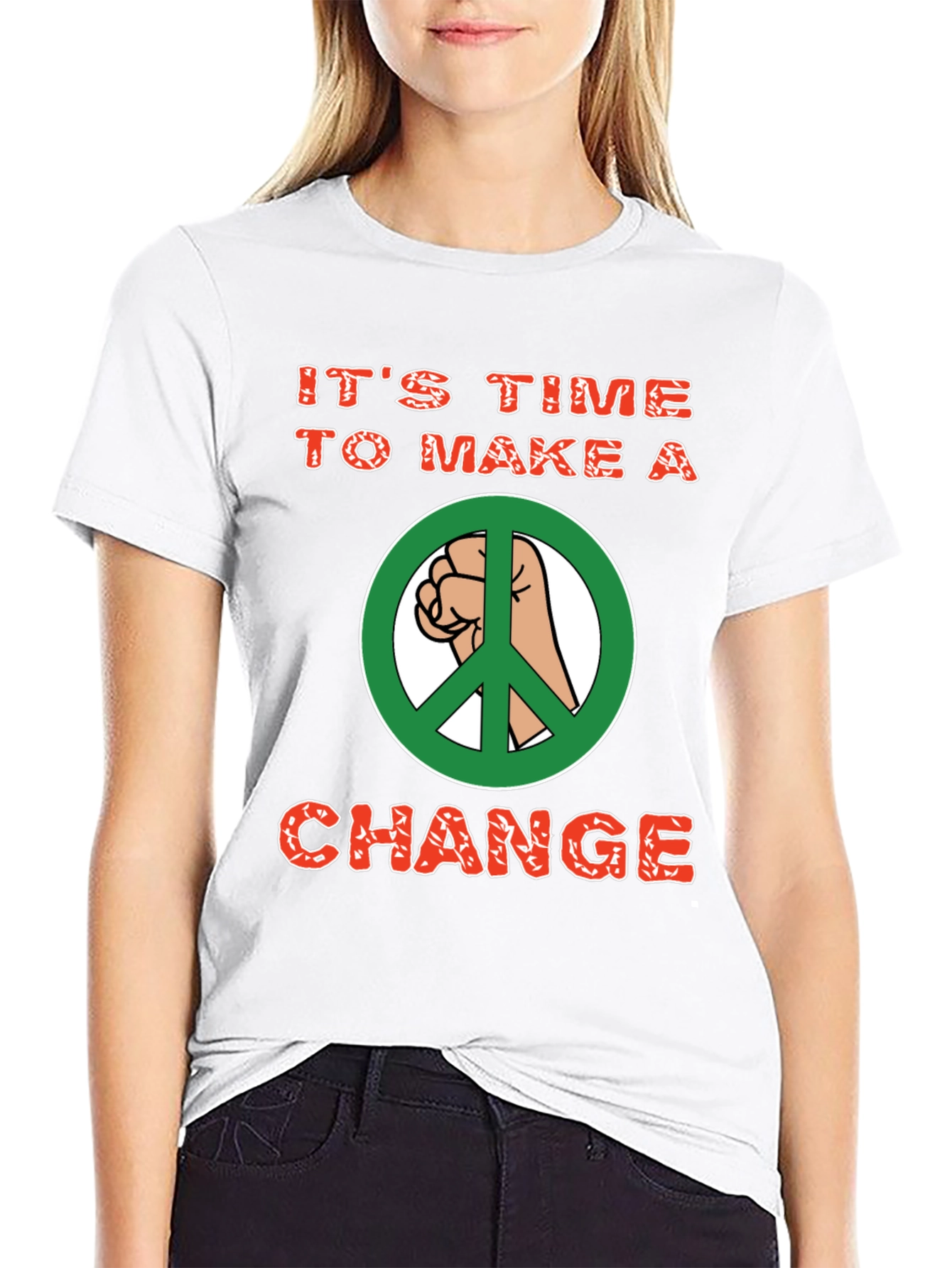 Its Time To Make A Change Graphic T-Shirt