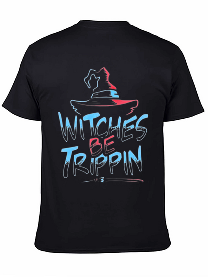 Witches Be Trippin Graphic Tee - Halloween T-Shirt