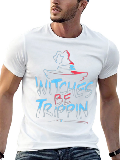 Witches Be Trippin Graphic Tee - Halloween T-Shirt