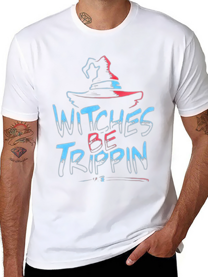 Witches Be Trippin Graphic Tee - Halloween T-Shirt