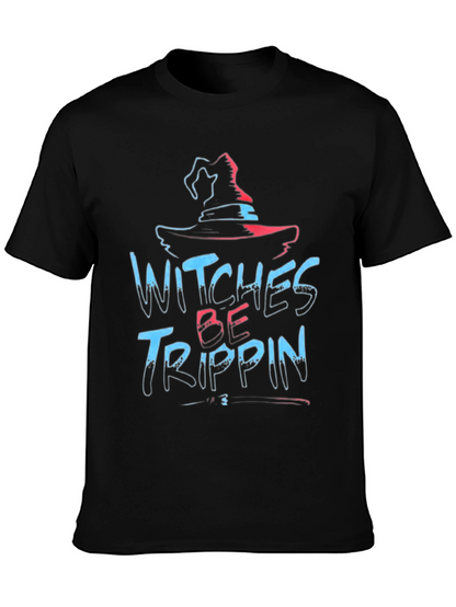 Witches Be Trippin Graphic Tee - Halloween T-Shirt