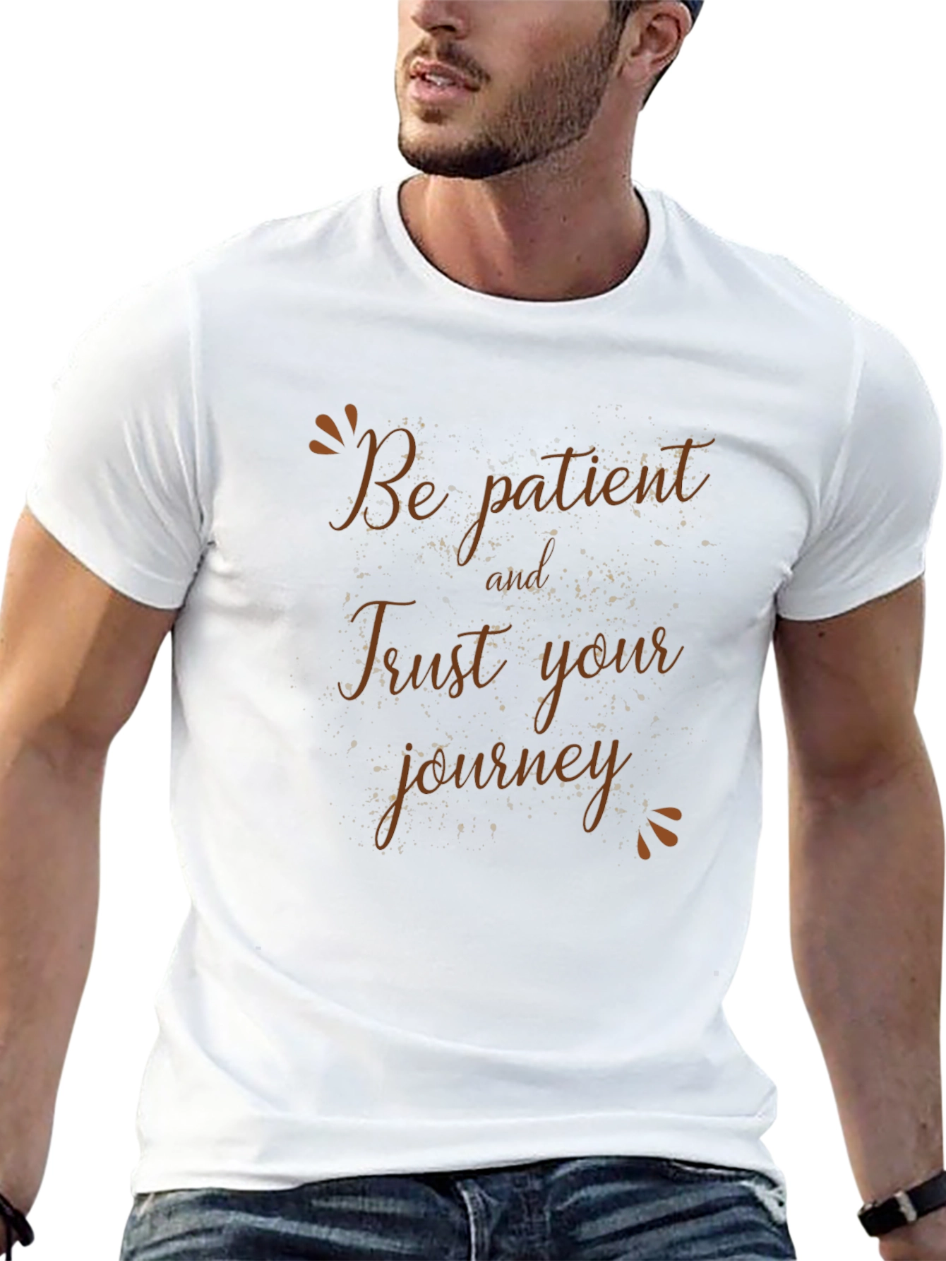 Be Patient Graphic Print T-Shirt