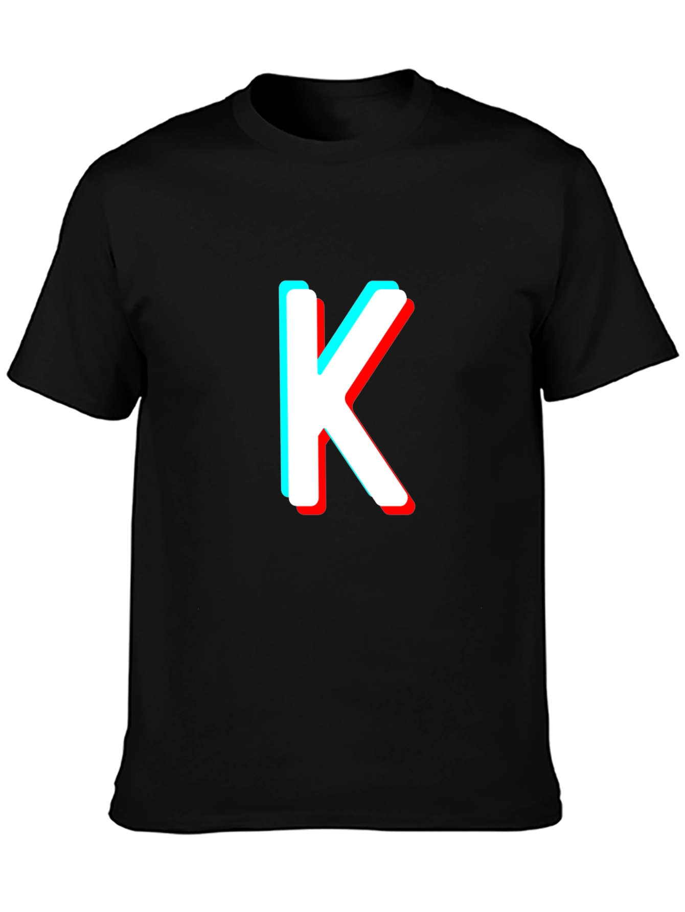 Stereoscopic K Letter T-Shirt