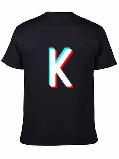 Stereoscopic K Letter T-Shirt