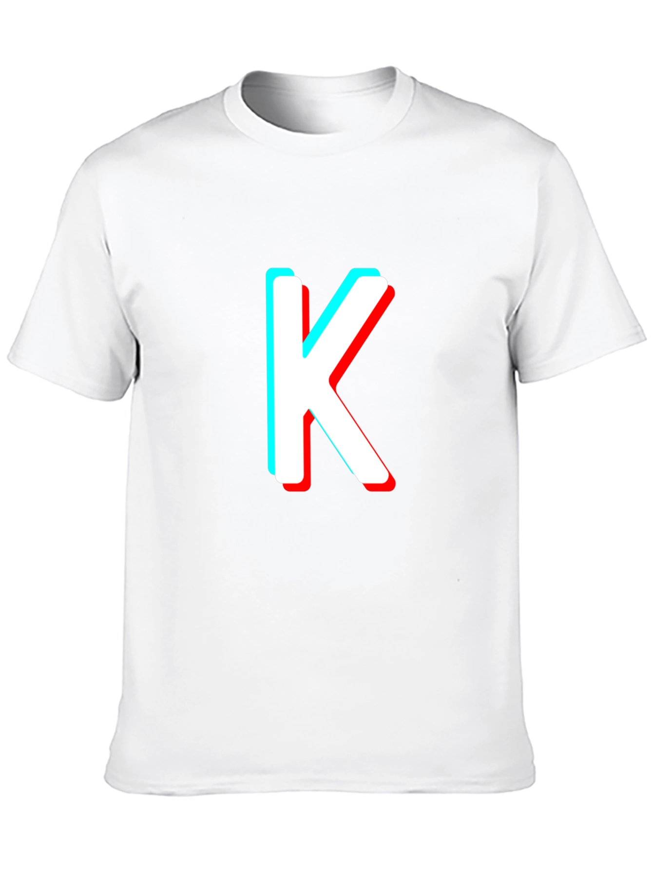 Stereoscopic K Letter T-Shirt