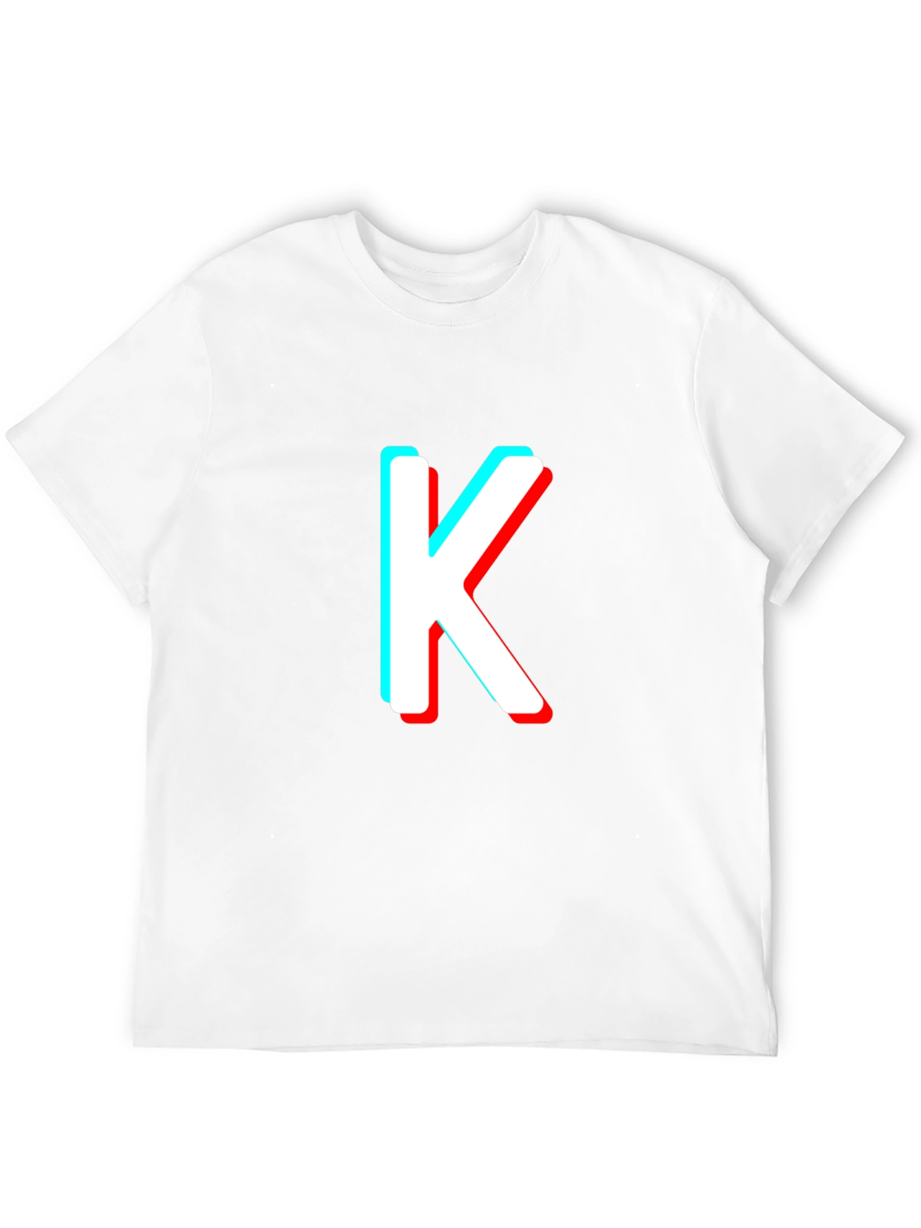 Stereoscopic K Letter T-Shirt