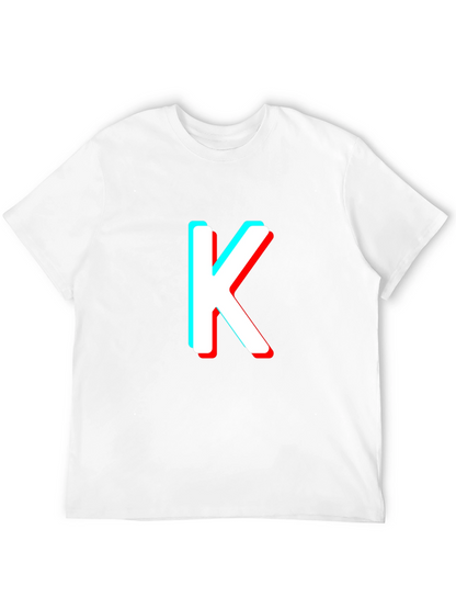 Stereoscopic K Letter T-Shirt