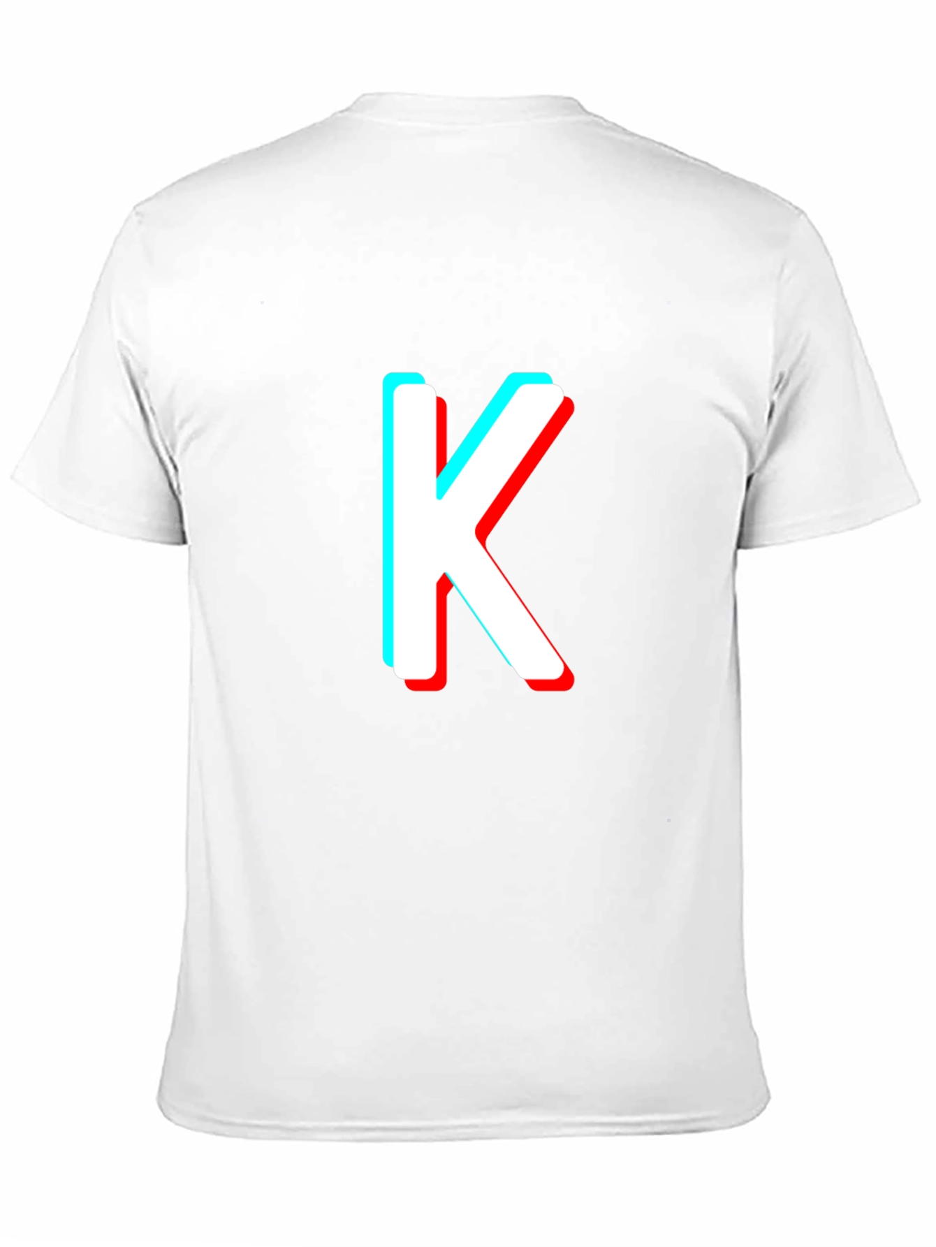Stereoscopic K Letter T-Shirt