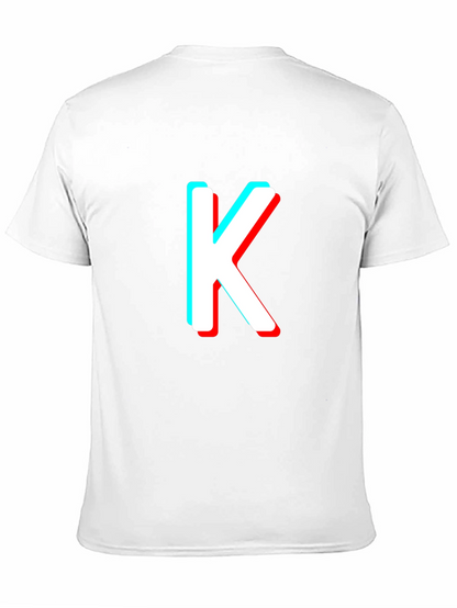 Stereoscopic K Letter T-Shirt