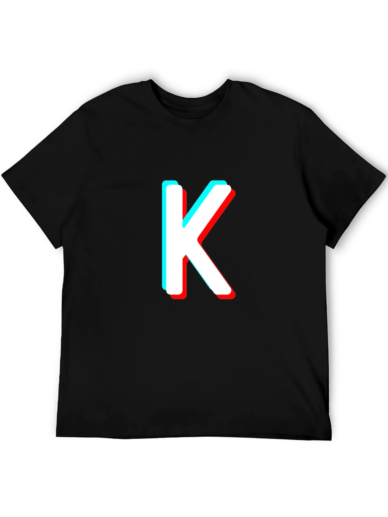 Stereoscopic K Letter T-Shirt